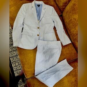 J.Crew Boys' seersucker Thompson suit